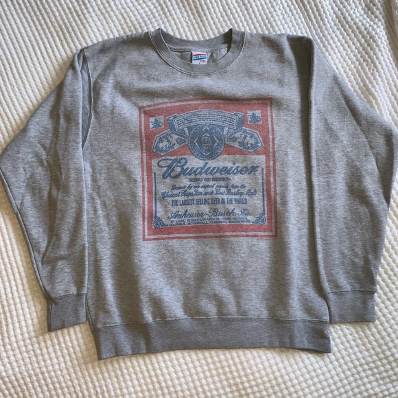 Budweiser sweatshirt! - no hood - Picture 2 of 3